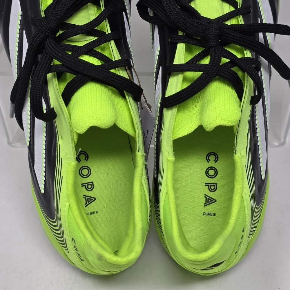 adidas Men's Copa Pure 3 Elite FG Core Black Cloud White JH6304 Size 7.5 New